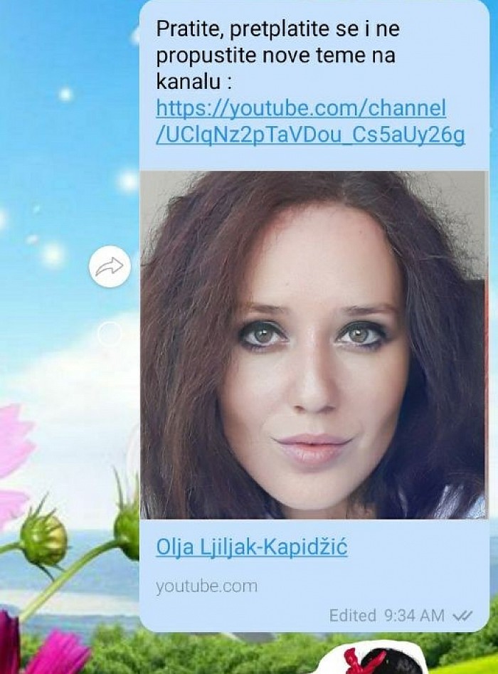 Youtube channel Olja Ljiljak-Kapidžić